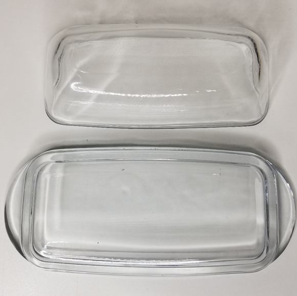 Anchor Hocking Clear Glass Butter Dish 1/4lb Covered Butter Keeper - Picture 5 of 9